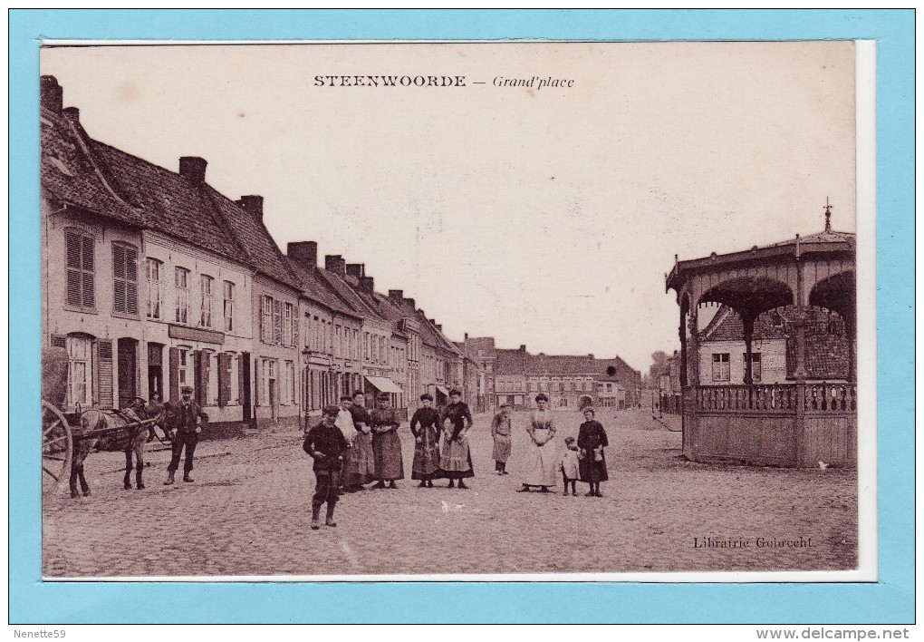 59 STEENWOORDE - Grand´Place - STEENVOORDE -Très Belle Animation - Steenvoorde