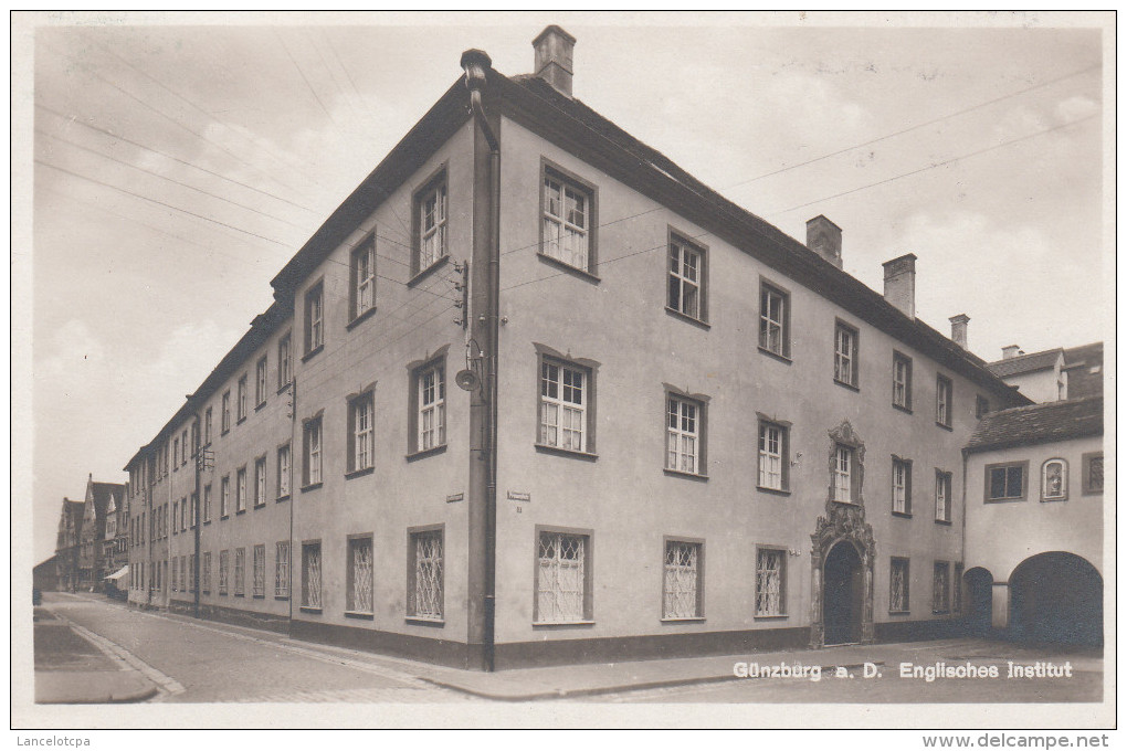 GÜNZBURG A. D. ENGLISCHES INSTITUT - Guenzburg