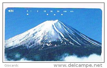 GIAPPONE  (JAPAN) -  NTT (TAMURA)  -  CODE 111-023  MOUNTAIN      - USED - RIF.8318 - Mountains