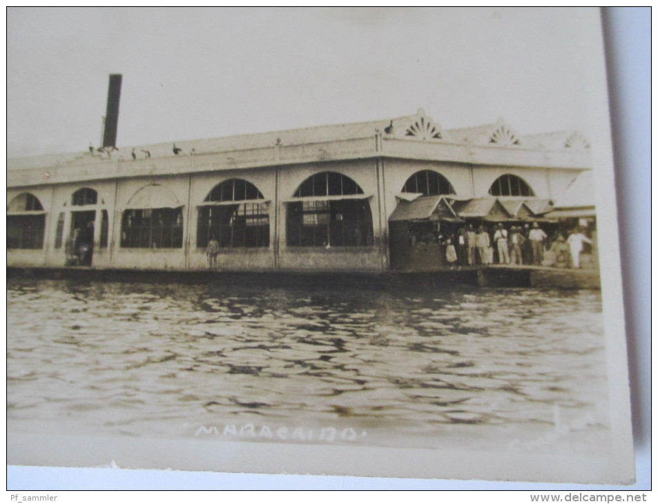 Photocard 1930 Venezuela Maracaibo. Hafen / Festhalle ? - Venezuela