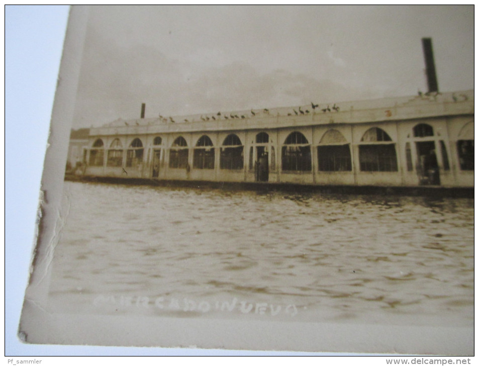 Photocard 1930 Venezuela Maracaibo. Hafen / Festhalle ? - Venezuela