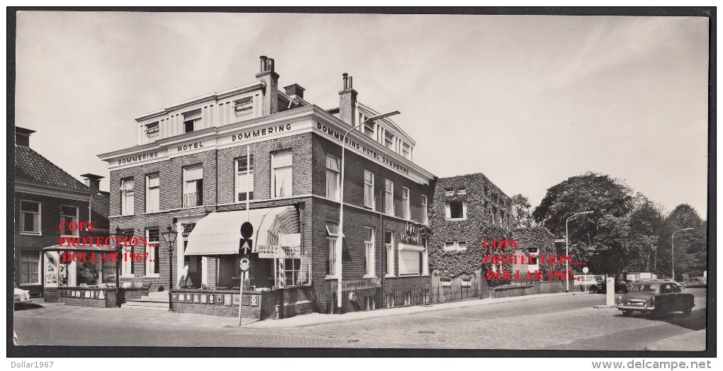 PANORAMA  Hotel Dommering 21.0 X 10.0 ..... (1911 – 1971)    See The  2 Scans For Condition. ( Originalscan !!! ) - Winschoten