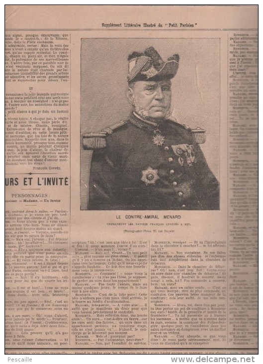 LE PETIT PARISIEN 16 06 1895 - ESPAGNE EXECUTION DE CLAVIJO ASSASSIN DE PRIMO RIVERA - CUIRASSE HOCHE - AVENUE DU MAINE - Le Petit Parisien