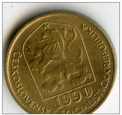 Czechoslovaka Socialist Republic 20 Haleru 1990 - Tchécoslovaquie