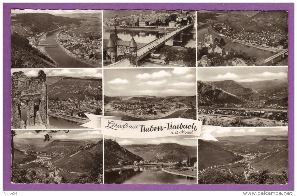 TRABEN TRARBACH - Mehrbild  Grüss ! Echte Fotografie 1959 - Traben-Trarbach