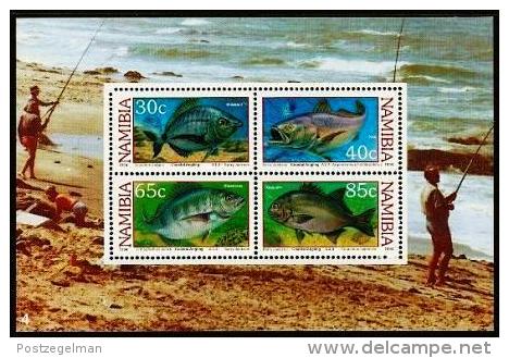 NAMIBIA, 1994, Mint Never Hinged Block Nr.18 , Coastal Fishing , #6901 - Namibia (1990- ...)
