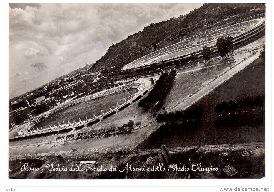 CO215 ROMA -Veduta Dello Stadio Dei Marmi E Dello Stadio Olimpico - Stadi & Strutture Sportive