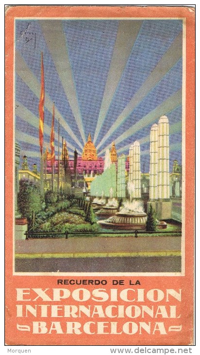 9332. Programa Publicidad EXPOSICION BARCELONA 1929 - Publicités