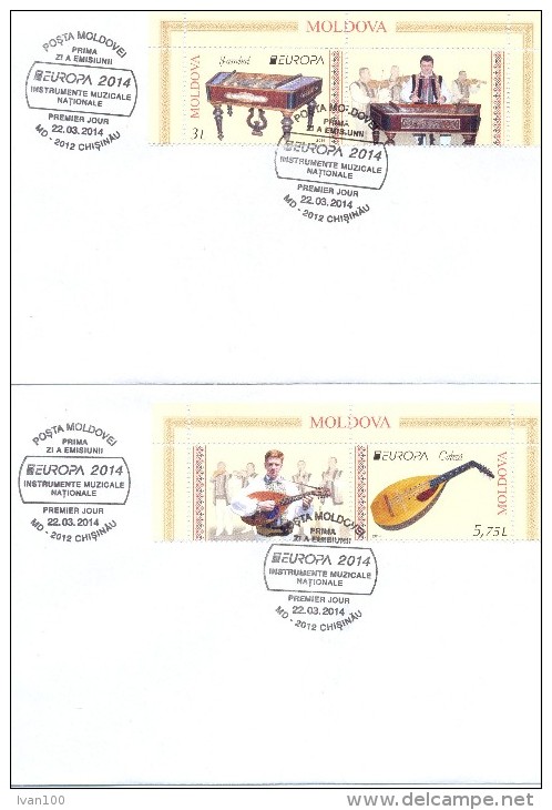 2014.  Europa 2014, FDC, Set With Labels, Mint/** - 2014