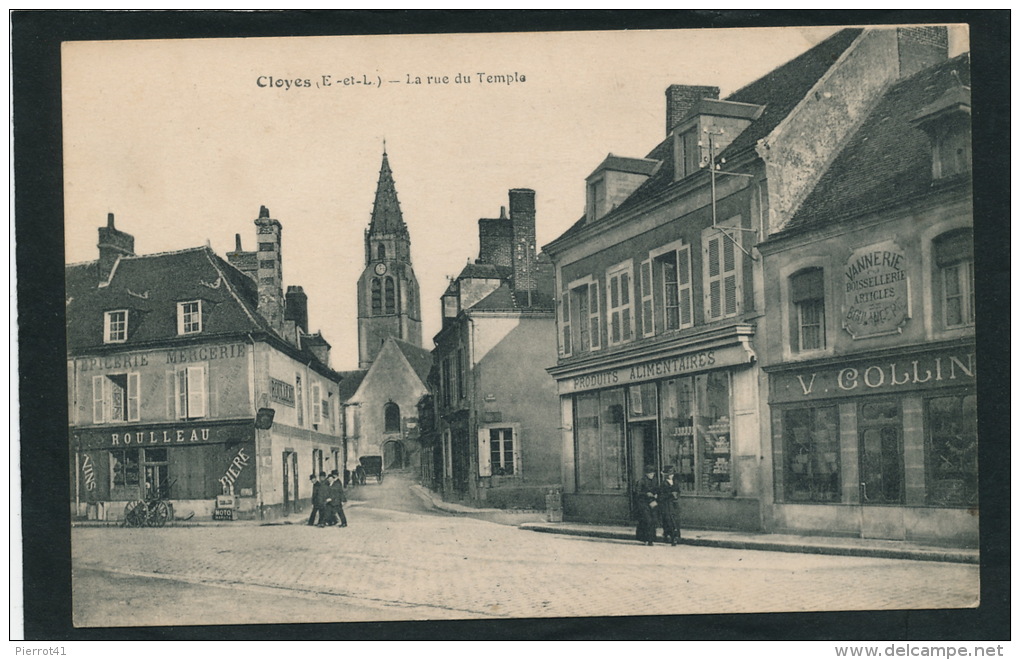 CLOYES - La Rue Du Temple (animation) - Cloyes-sur-le-Loir