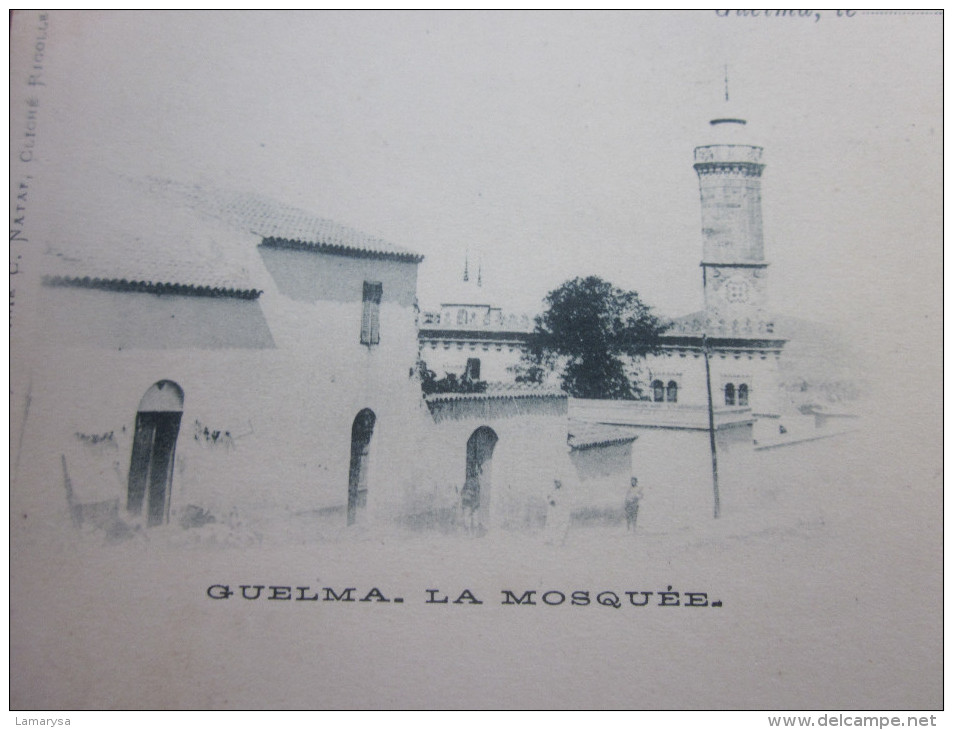 GUELMA Algérie Ex Département Français (ex Colonie Française)CPA Précurseur (type Nuage) La Mosquée - Guelma