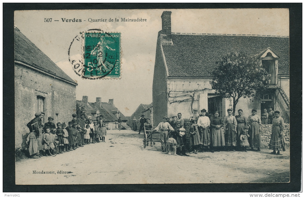 VERDES - Quartier De La Mairaudière (belle Carte Animée) - Autres & Non Classés