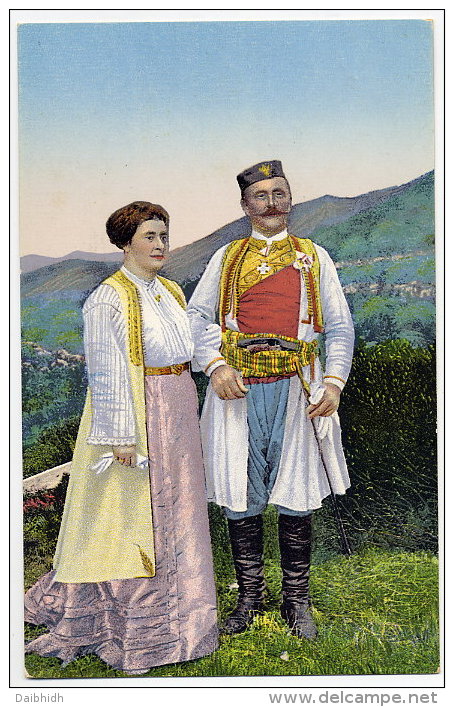 MONTENEGRO National Costumes.  Unused, Very Fresh And Clean - Montenegro