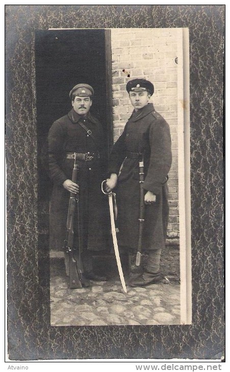 Latvian Army. 1919. Original Photo. - Uniformi