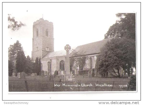 RP WRENTHAM CHURCH AND WAR MEMORIAL SUFFOLK NR KESSINGLAND SOUTHWOLD UNUSED - Altri & Non Classificati