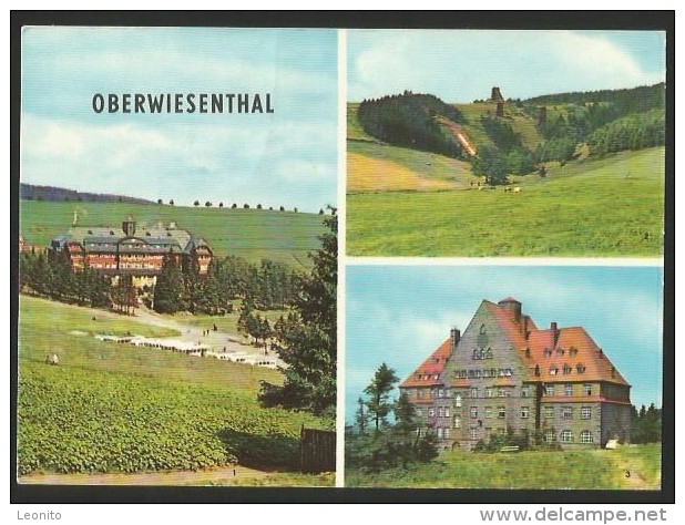 OBERWIESENTHAL Sachsenbaude FDGB Höhensanatorium Schanzen IG Wismut AKTIVIST - Oberwiesenthal