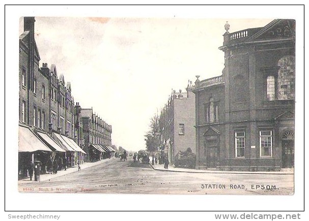 Epsom. Station Road By Birch & Whittington No 96081 - Surrey