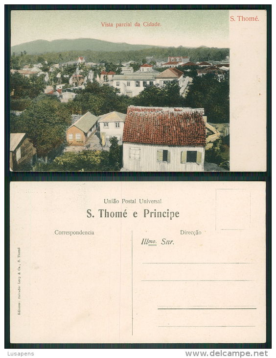 PORTUGAL -  SÃO TOMÉ E PRINCIPE [ 0105 ] - VISTA PARCIAL DA CIDADE - Sao Tome And Principe