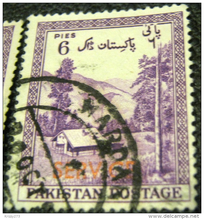 Pakistan 1954 Kaghan Valley Service 6p - Used - Pakistan