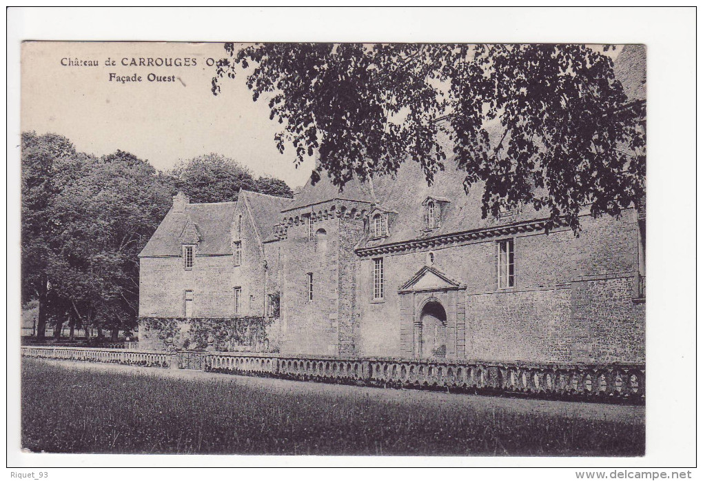 Château De CARROUGES - Façade Ouest - Carrouges