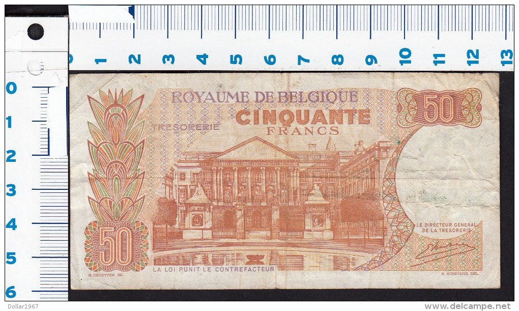 België 50 Frank 14-5- 1966 -NO: 0942 N 574 - 50 Francs