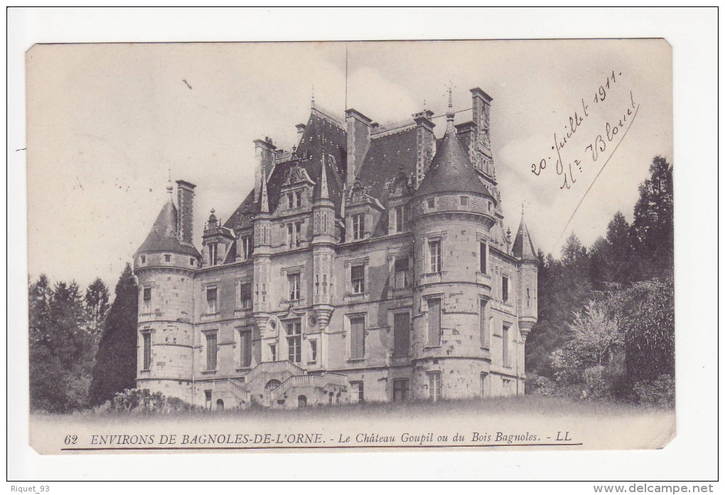 62 - Environs De BAGNOLES-DE-L´ORNE - Le Château Goupil Ou Du Bois Bagnoles - LL - Autres & Non Classés