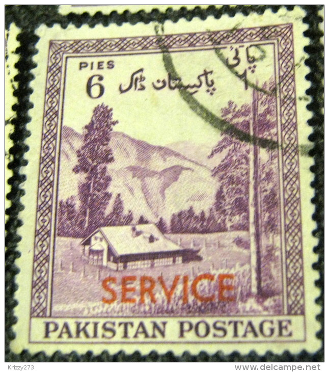 Pakistan 1954 Kaghan Valley Service 6p - Used - Pakistan