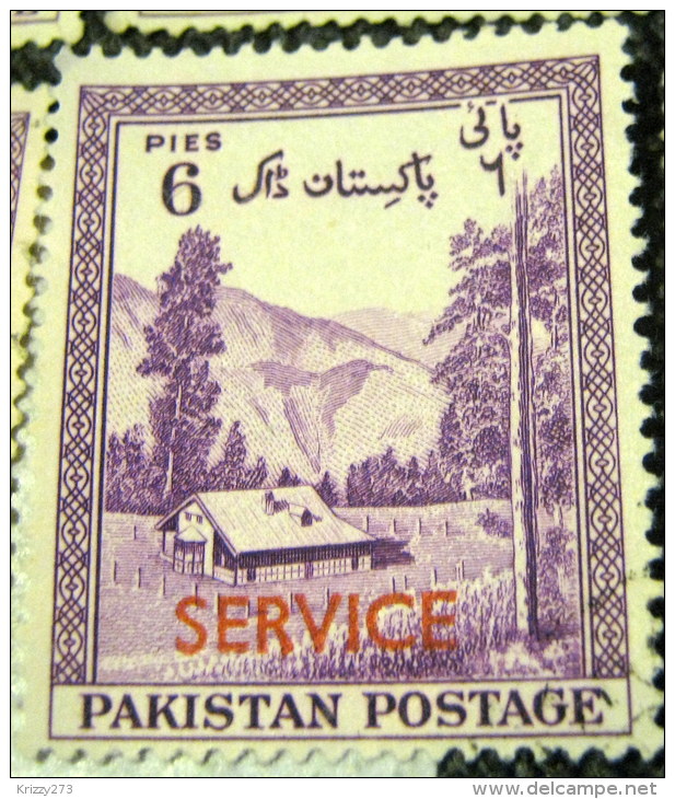 Pakistan 1954 Kaghan Valley Service 6p - Used - Pakistan