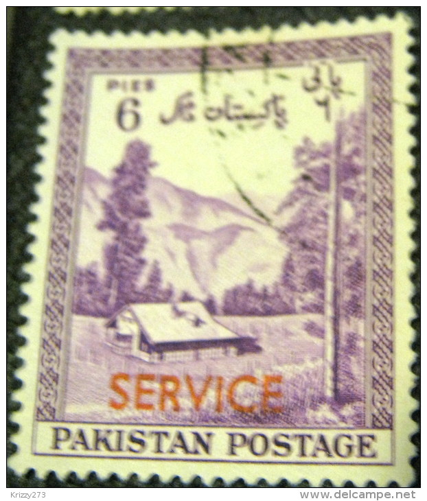 Pakistan 1954 Kaghan Valley Service 6p - Used - Pakistan