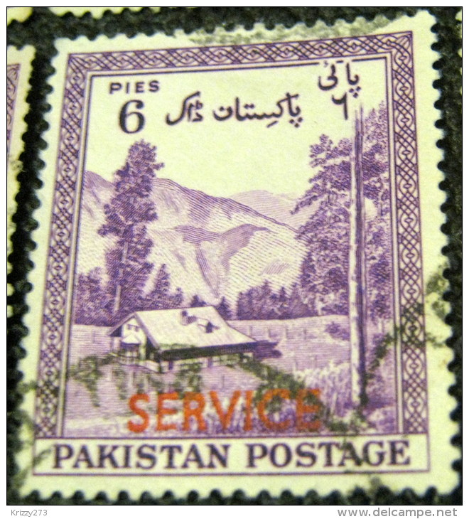 Pakistan 1954 Kaghan Valley Service 6p - Used - Pakistan