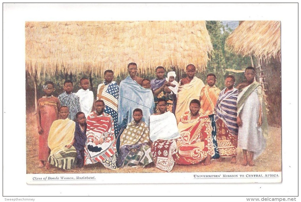 UNIVERSITIES MISSION TO CENTRAL AFRICA ( U. M. C. A. ), CLASS OF BONDE WOMEN, MASALABANI, - Central African Republic