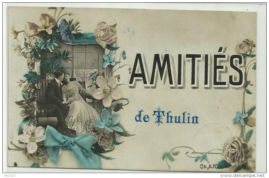 Amitiés De Thulin (Hianin Hensies) 1910 - Hensies