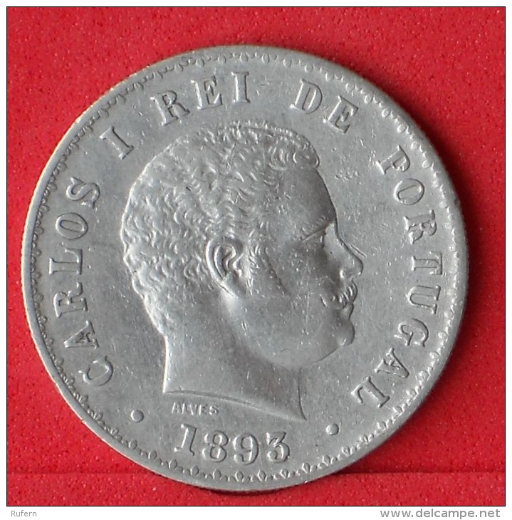 PORTUGAL  500  REIS  1893  12,5 GR - 0,917 SILVER KM# 535  -    (Nº07756) - Portugal