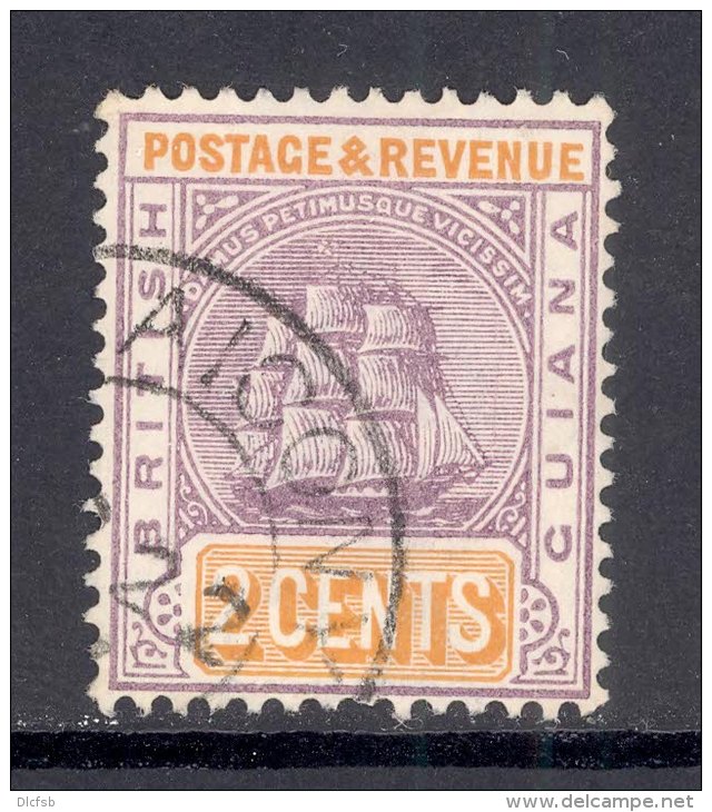 BRITISH GUIANA, Postmark &acute;MAHAICONY&acute;on Ship Stamp - Guyane Britannique (...-1966)