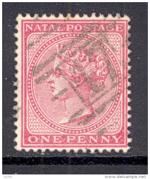 NATAL, Postmark &acute;BARRED NUMERAL 47&acute;on Q Victoria Stamp - Natal (1857-1909)