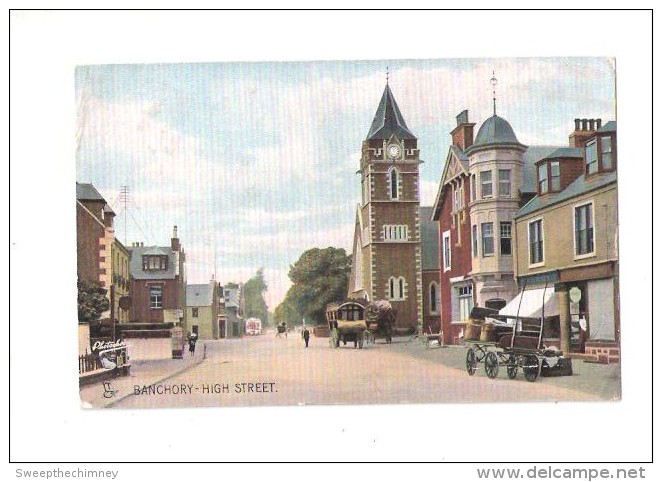 RAPHAEL TUCK & SONS PHOTOCHROME BANCHORY HIGH STREET Nr ABERDEEN SERIES 3518 - Kincardineshire