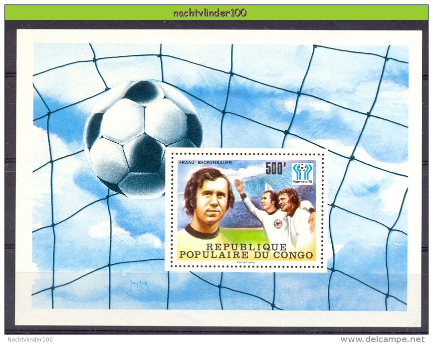 Mtz058 SPORT WK VOETBAL SOCCER WORLD CHAMPIONSHIP FOOTBALL ARGENTINA FUSSBALL WELTMEISTERSCHAFT QWO 1978 PF/MNH - 1978 – Argentine