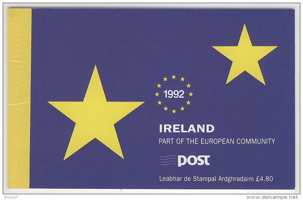 Ireland 1992 European Community Stamp Booklet MNH(**) - Libretti