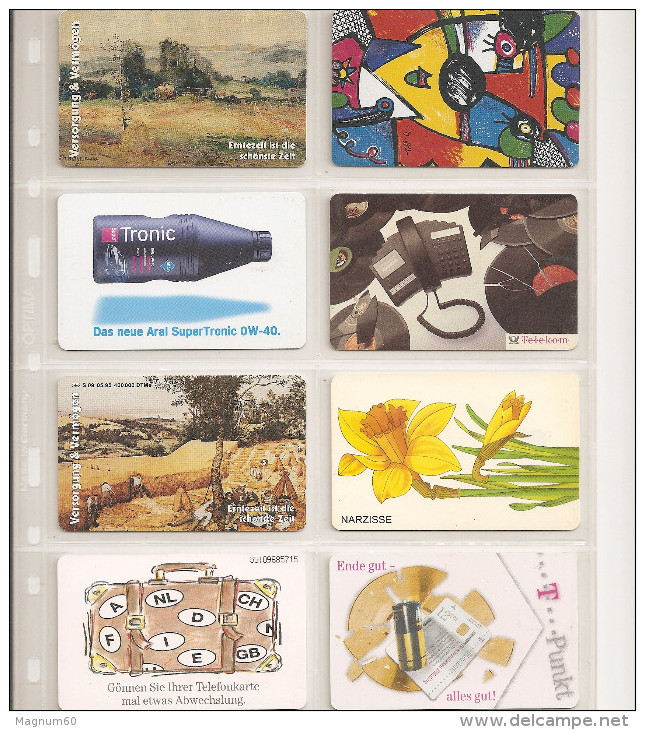 LOT  DE 45 TELECARTES D'ALLEMAGNE   DIFFERENTES - Collections