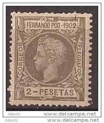 FPOO116-B1051TO.Guinea Guinee .FERNANDO POO. ESPAÑOL ALFONSO XIII  1902  (Ed 116**) Sin Charnela.MAGNIFICO. - Otros & Sin Clasificación