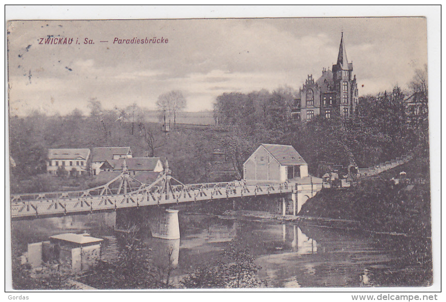 Germany - Zwickau - Paradiesbrucke - Zwickau