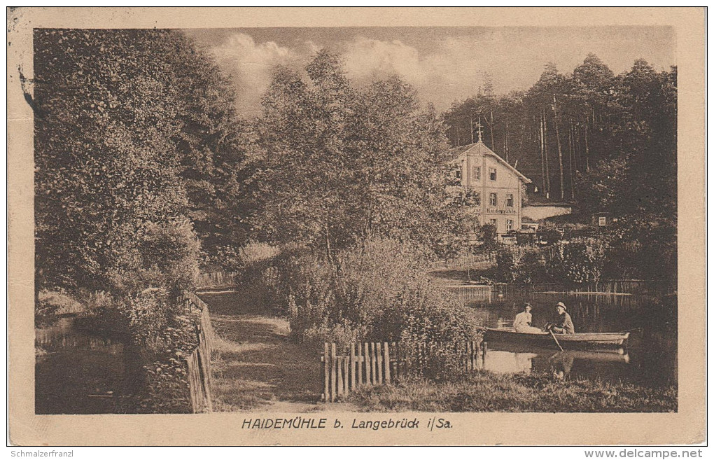 AK Gruss Haidemühle Heidemühle Gasthaus Dresdner Heide Bei Dresden Klotzsche Langebrück Bühlau Radeberg Weixdorf Hirsch - Radeberg