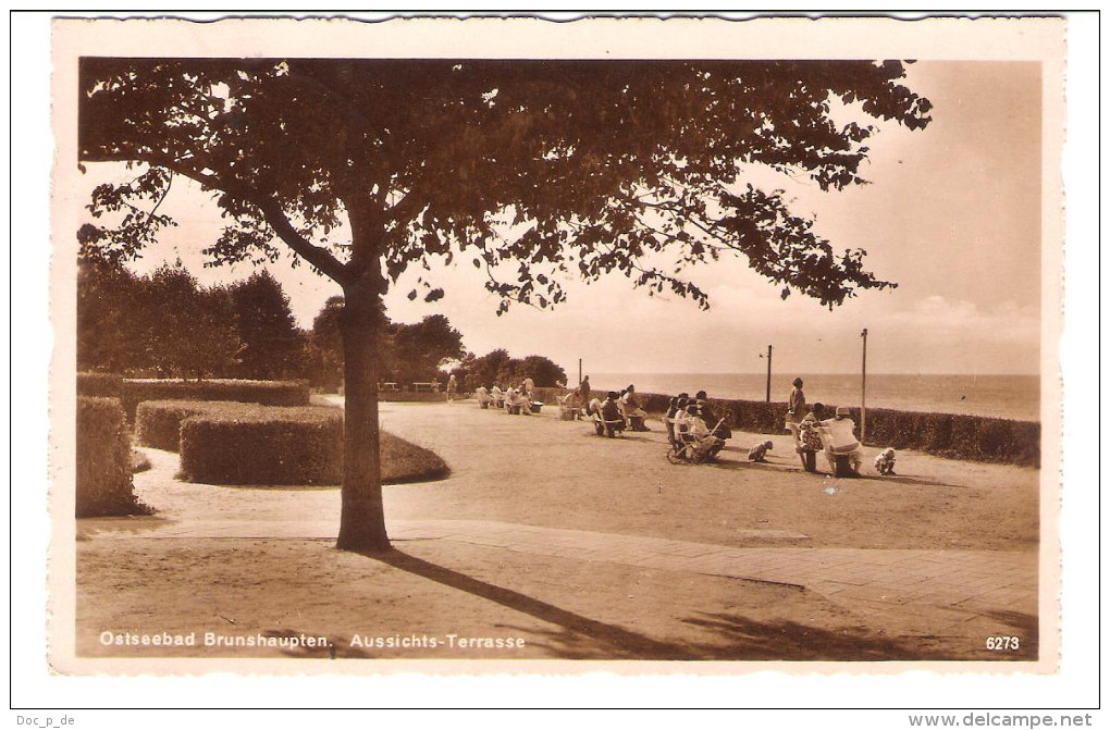 Deutschland - Ostseebad - Brunshaupten - Aussichts Terasse - 1928 - Kuehlungsborn