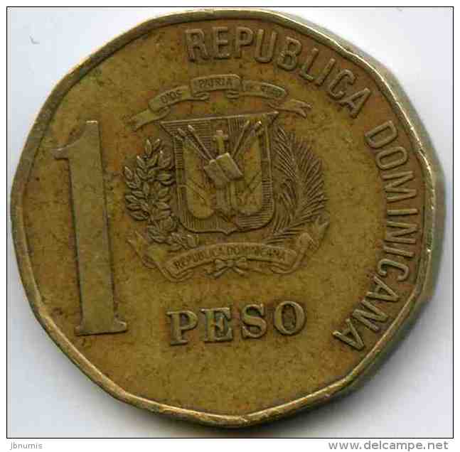 République Dominicaine Dominican Republic 1 Peso 2000 KM 80.2 - Dominicana