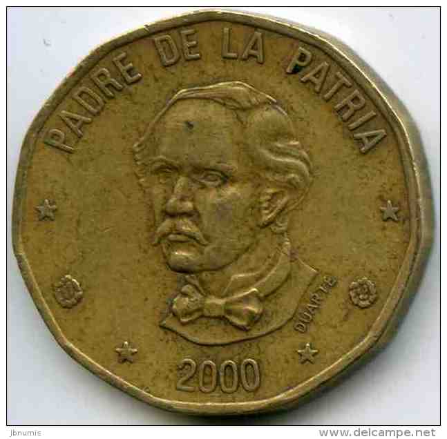 République Dominicaine Dominican Republic 1 Peso 2000 KM 80.2 - Dominicaanse Republiek