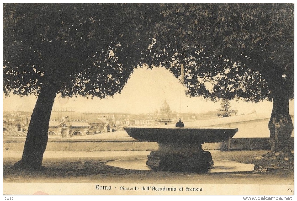 Roma - Piazzale Dell'Accademia Di Francia - Ed. Brunner & Co. 1929 - Piazze