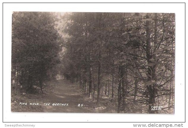 RP BOURNEMOUTH PINE WALK THE BEACHES  No.25  TURNER SERIES FAULT BOURNEMOUTH - Bournemouth (until 1972)