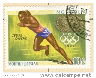 Mongolei Olympische Spiele 1936 Gest. Jesse Owens 4-facher Olympiasieger Leichtathletik - Ete 1936: Berlin