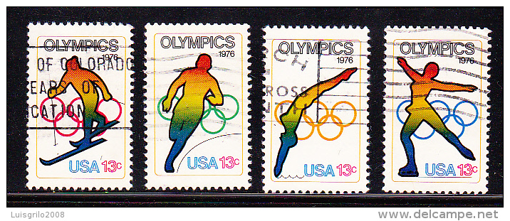 OLIMPICS  1976 - 4 DIF. VAL. - Collections