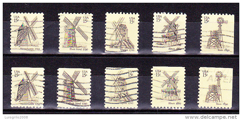 WIND MILLS - 5 + 5 DIF. VAL. - Collections